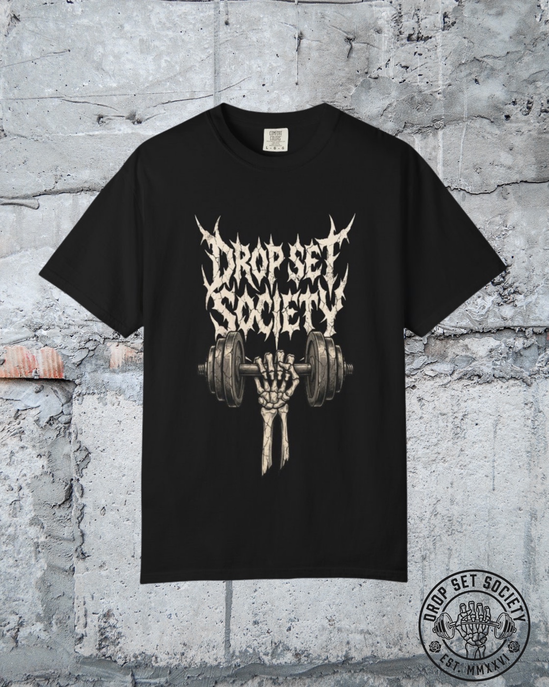 The Rep Tour Classic Tee, Black, front graphic